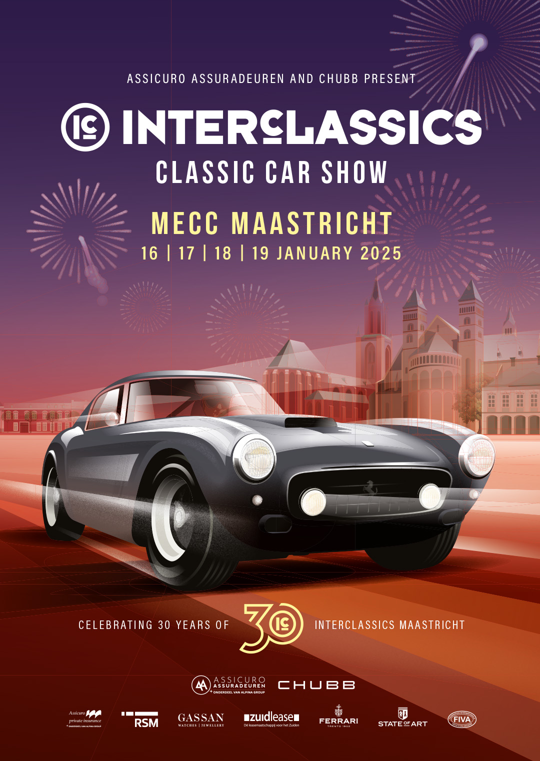 affiche deClassic Car Show Maastricht