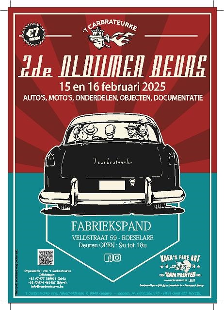 affiche deOldtimerbeurs Fabriekspand