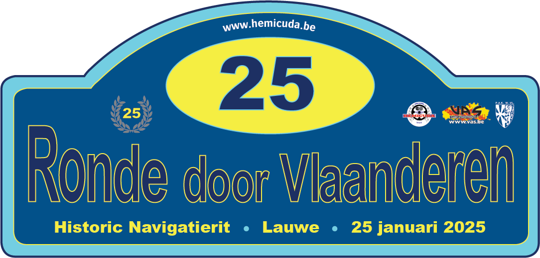 affiche deRonde door Vlaanderen