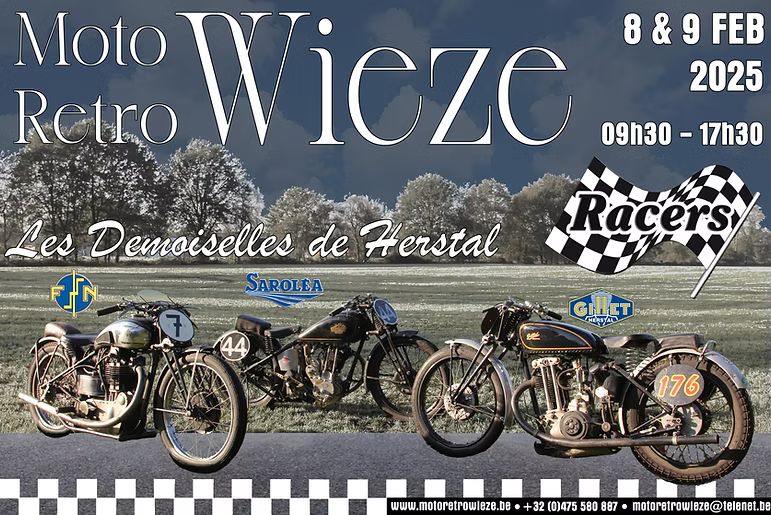 affiche deMoto Retro Wieze