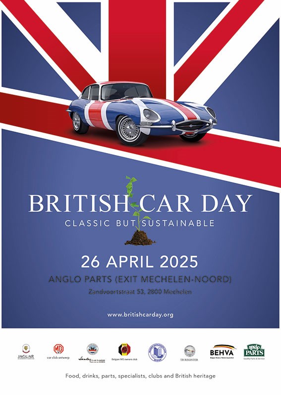 affiche deBritish Car Day