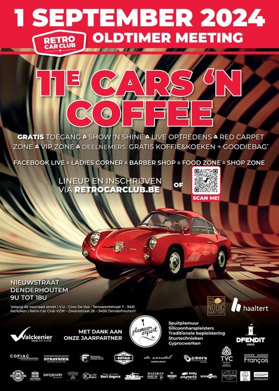 affiche de Cars ‘N Coffee (Retro Car Club)