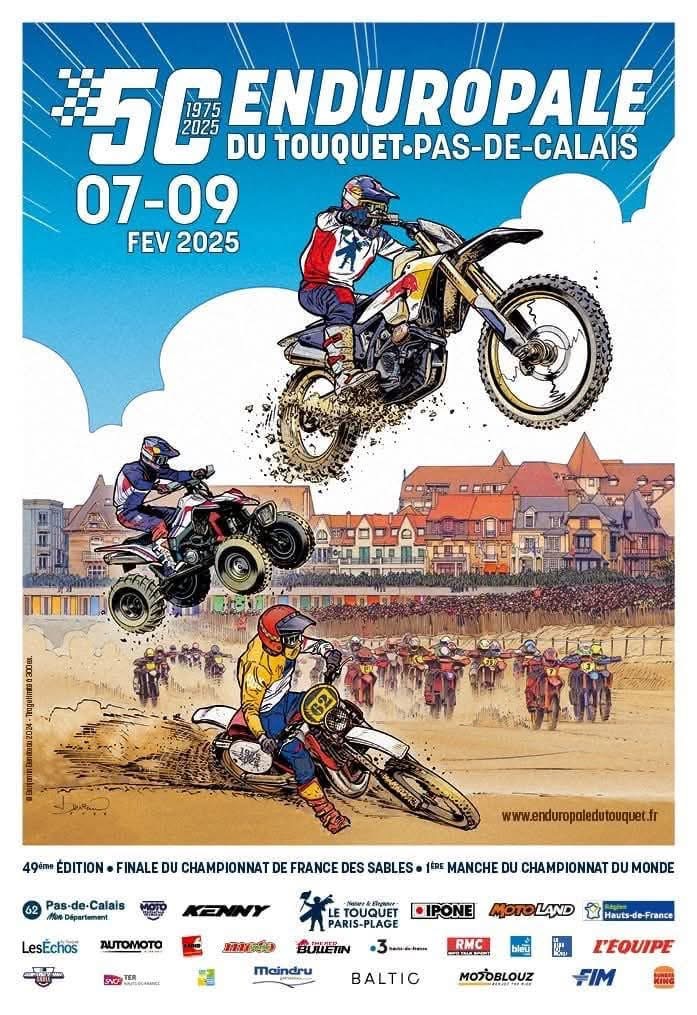 affiche deEnduro du Touquet