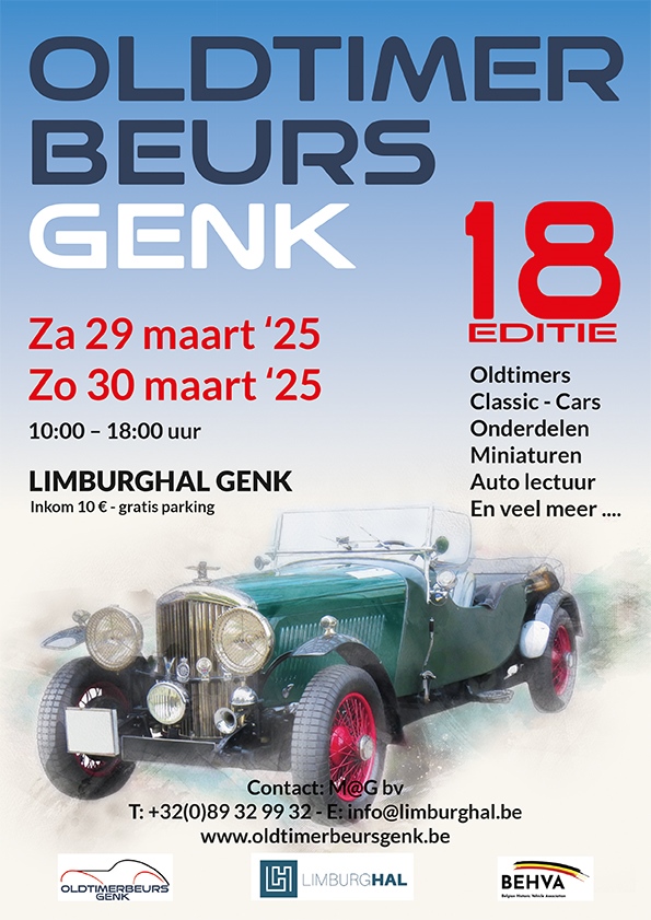 affiche deOldtimerbeurs Genk