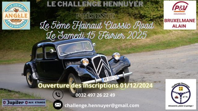 affiche de5e Hainaut Classic Road