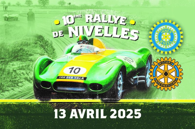 affiche de10ème Rallye Old Timers de Nivelles