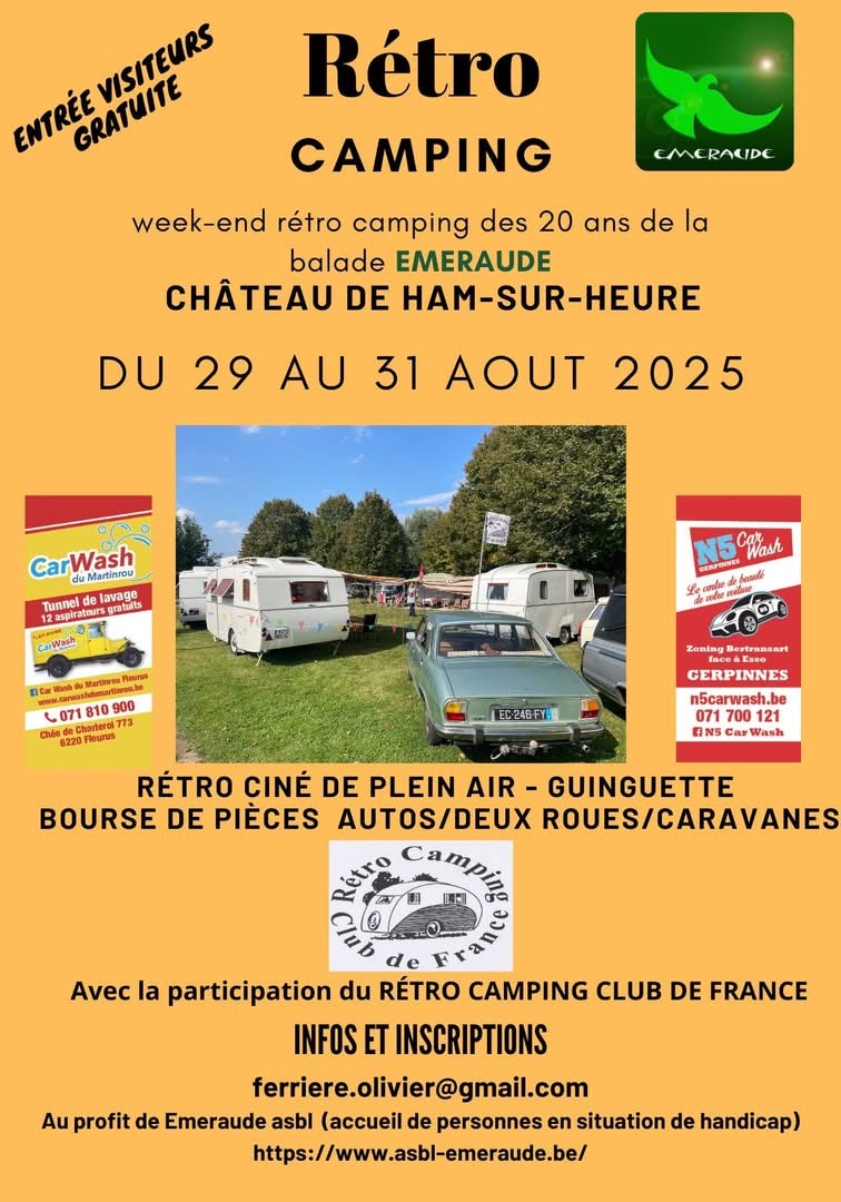 affiche deRétro Camping