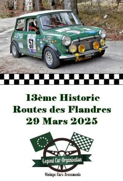 affiche de13ème Historic Routes des Flandres