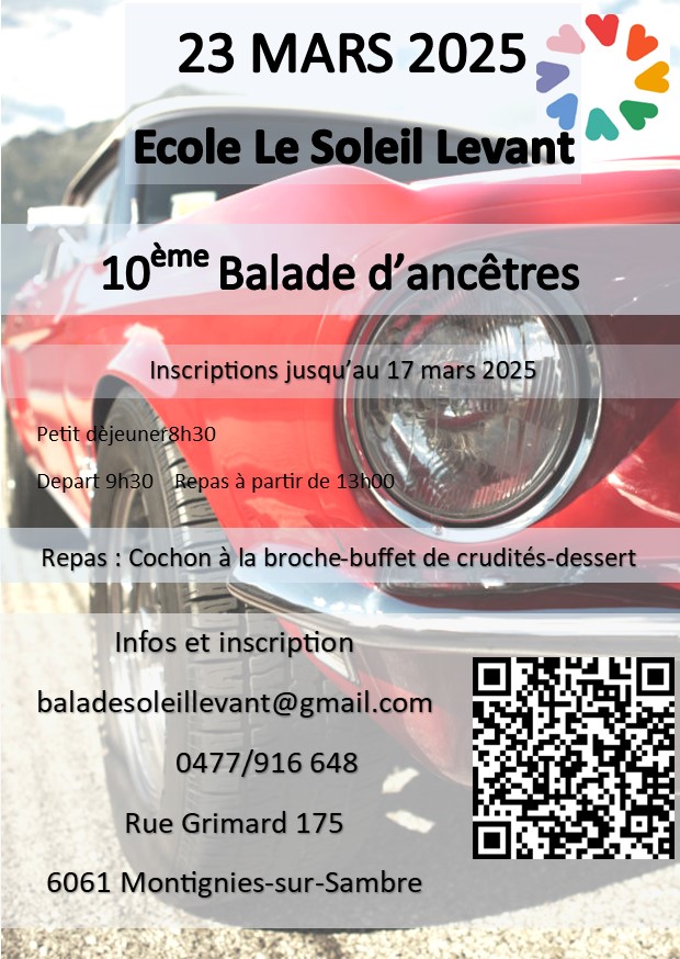 affiche deBalade Soleil Levant