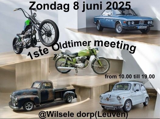 affiche de1ste Oldtimer Meeting 