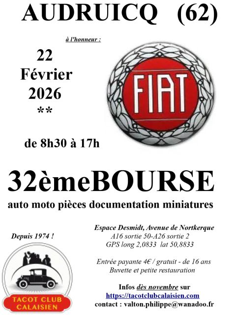 affiche deBourse d'Audruicq 2026