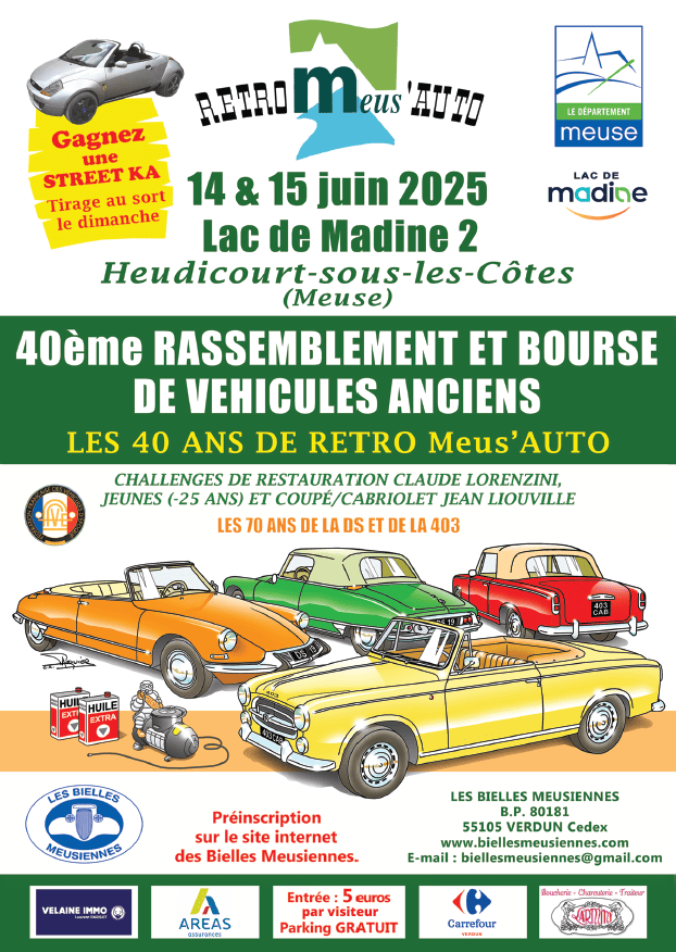 affiche deRétro Meus'Auto
